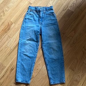 Madewell balloon fit Jean